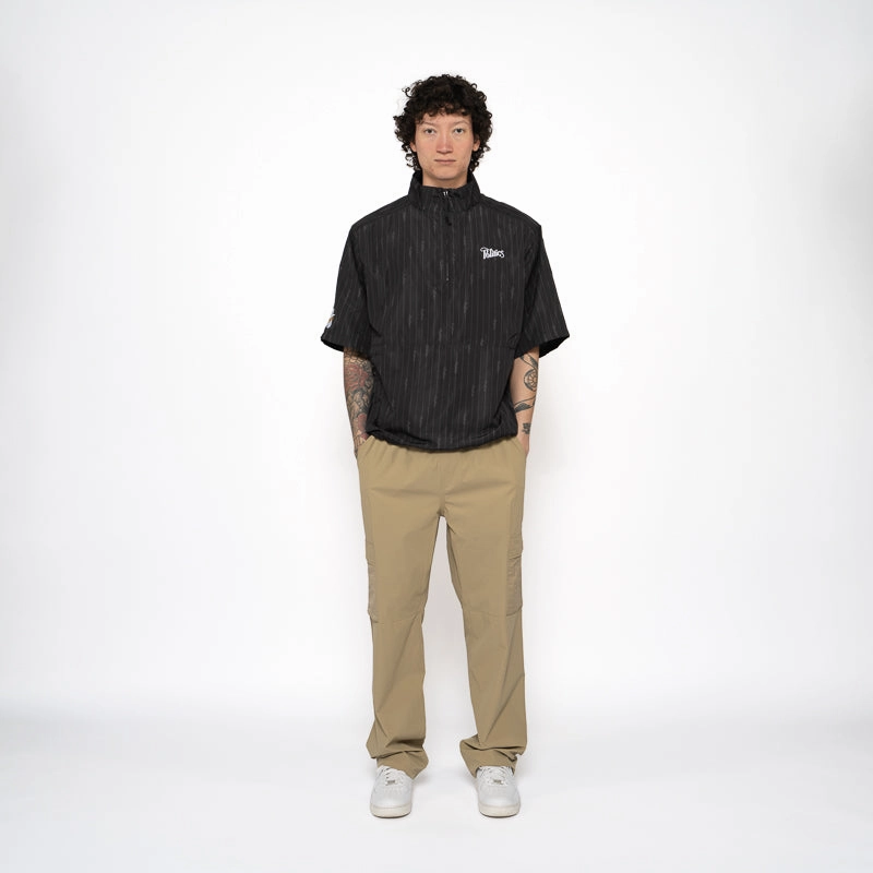 Malbon Golf Nylon Windshirt - Black