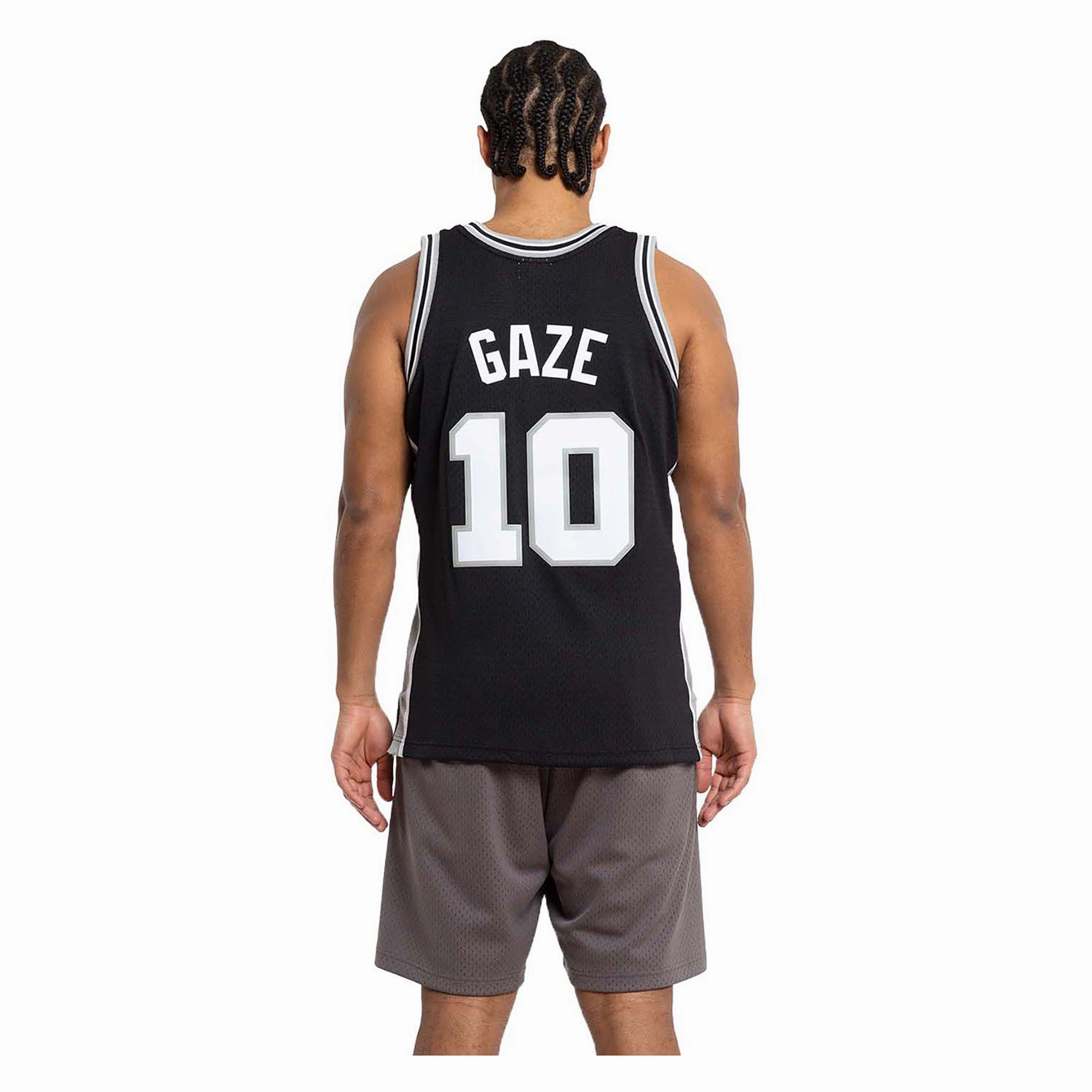 Men's San Antonio Spurs Andrew Gaze 98-99 Road Swingman Jersey