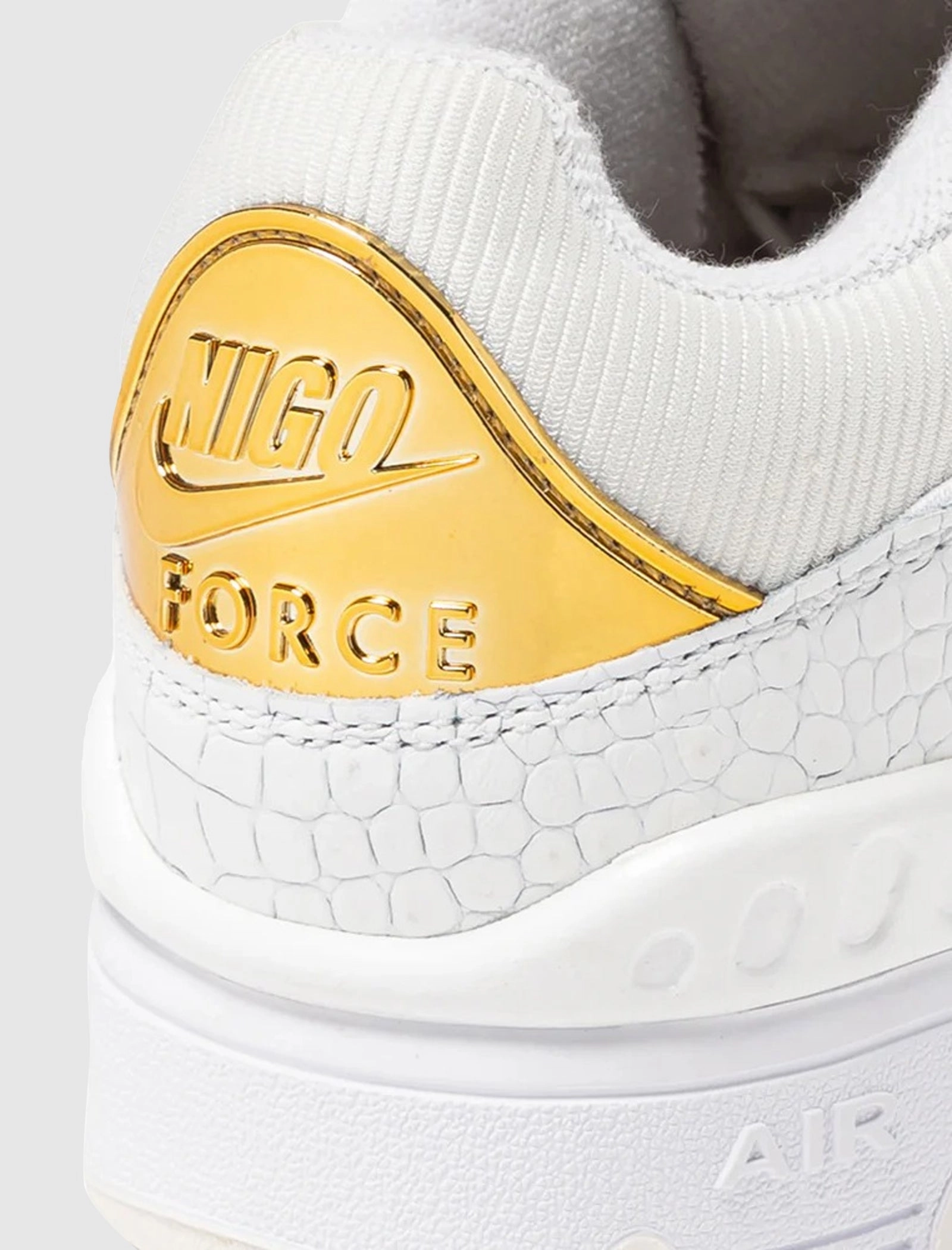 NIGO AIR FORCE 3 LOW WHITE CROC