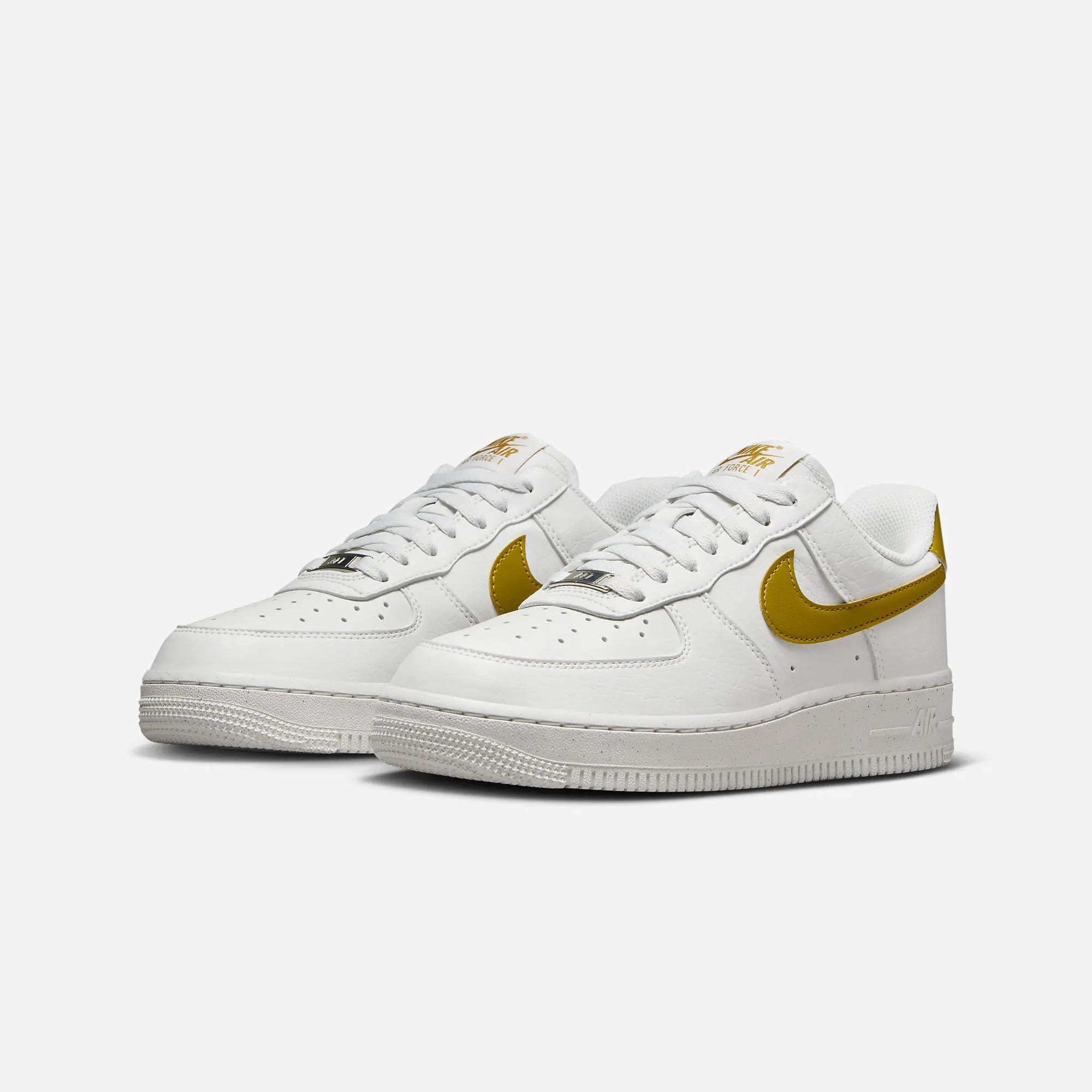 Nike | AIR FORCE 1 '07 NN { SUMMIT WHITE/BRONZINE-METALLIC SILVER