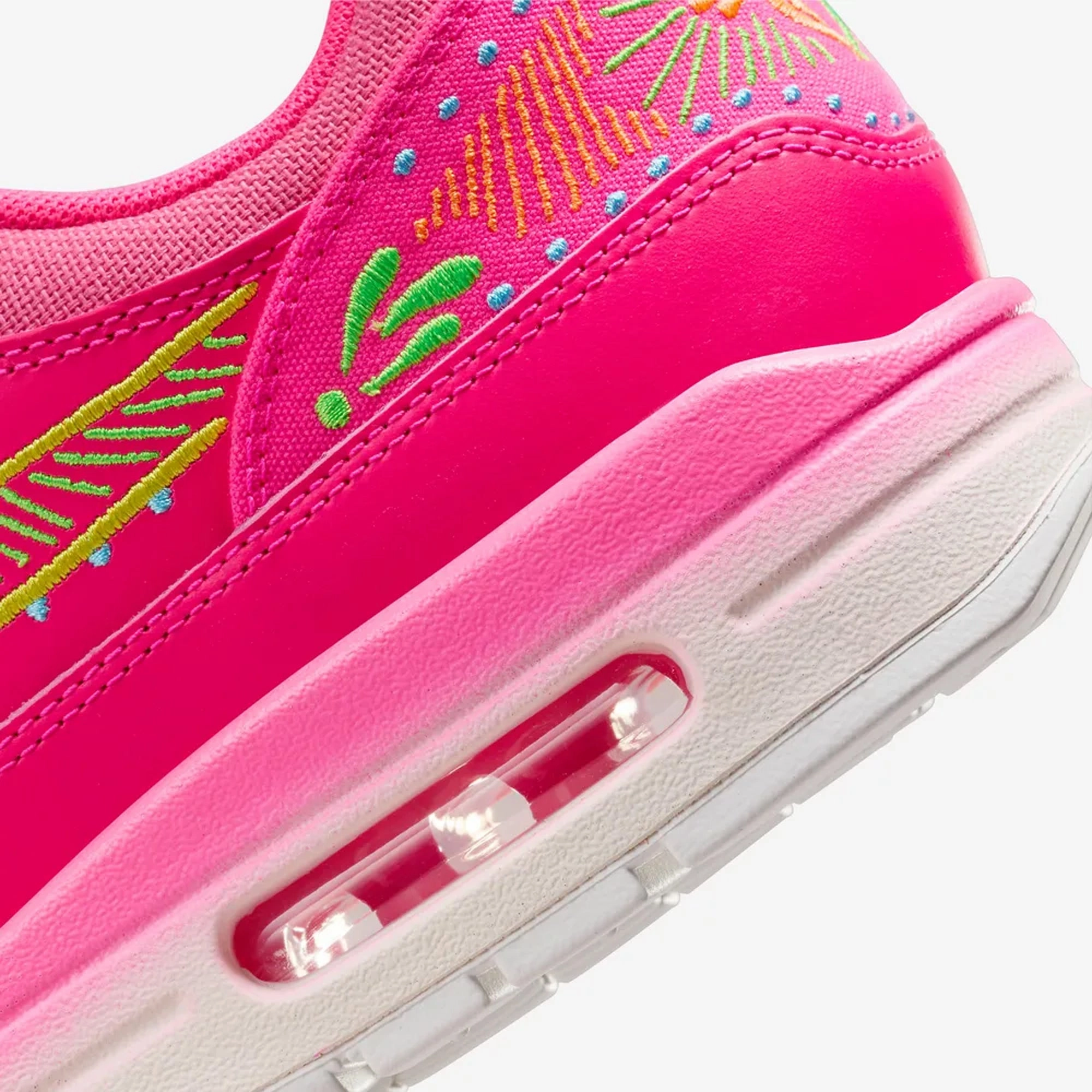Nike | AIR MAX 1 PREMIUM  { HYPER PINK/SAIL-OPTI YELLOW-GREEN STRIKE