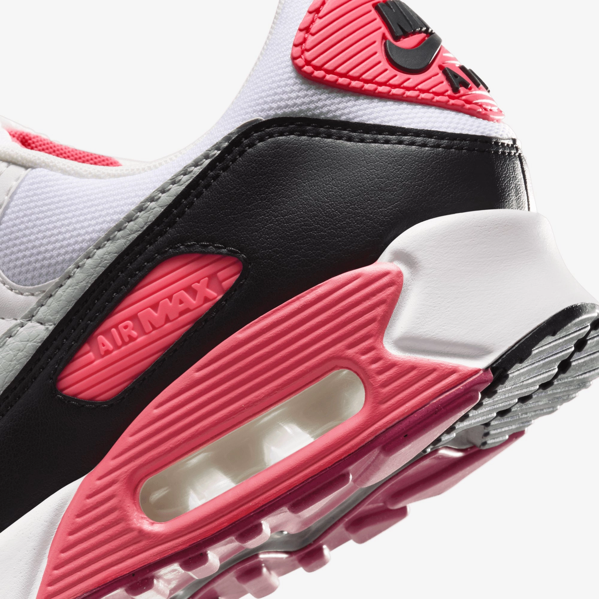 NIKE | AIR MAX 90 { WHITE/LIGHT SILVER-ASTER PINK-BLACK