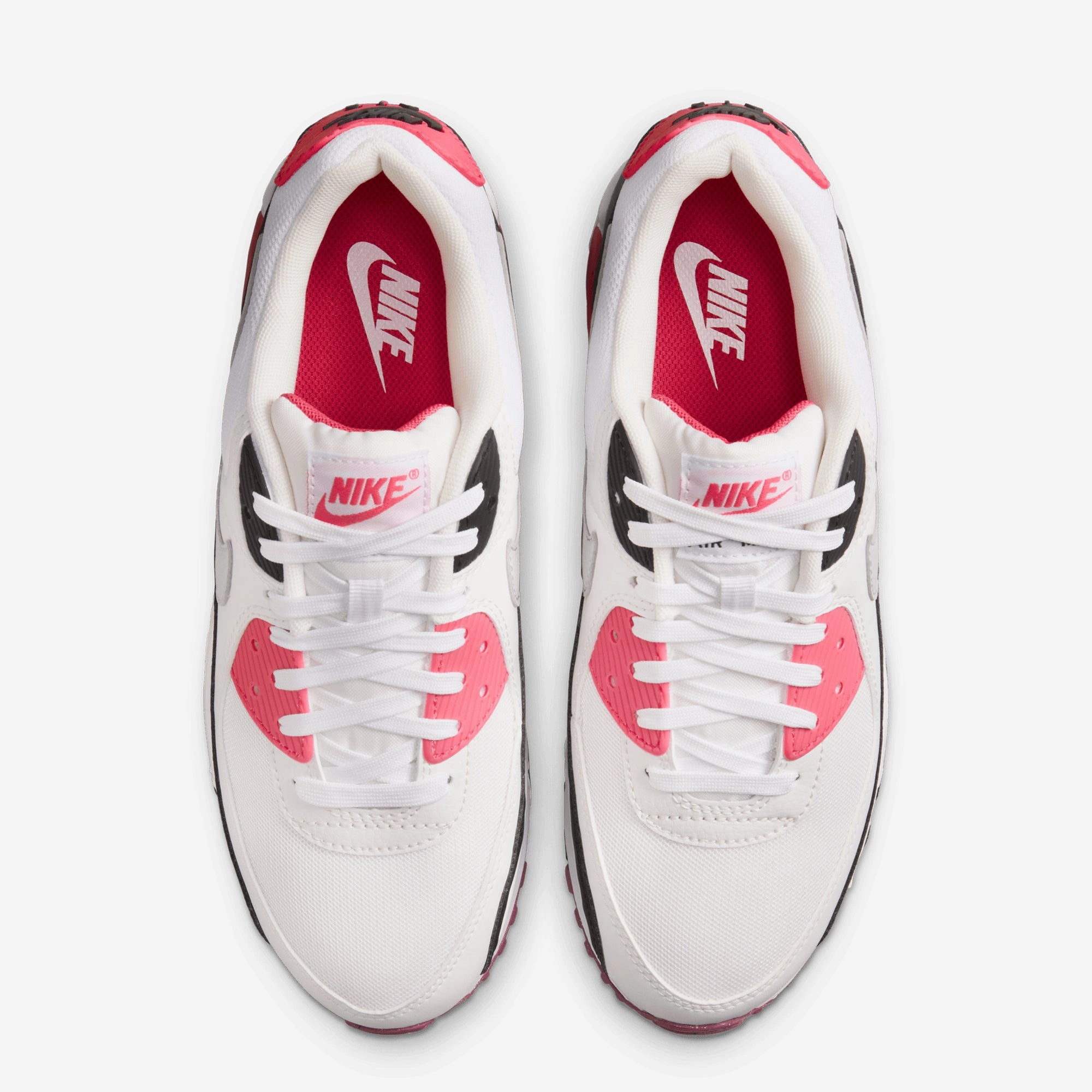 NIKE | AIR MAX 90 { WHITE/LIGHT SILVER-ASTER PINK-BLACK