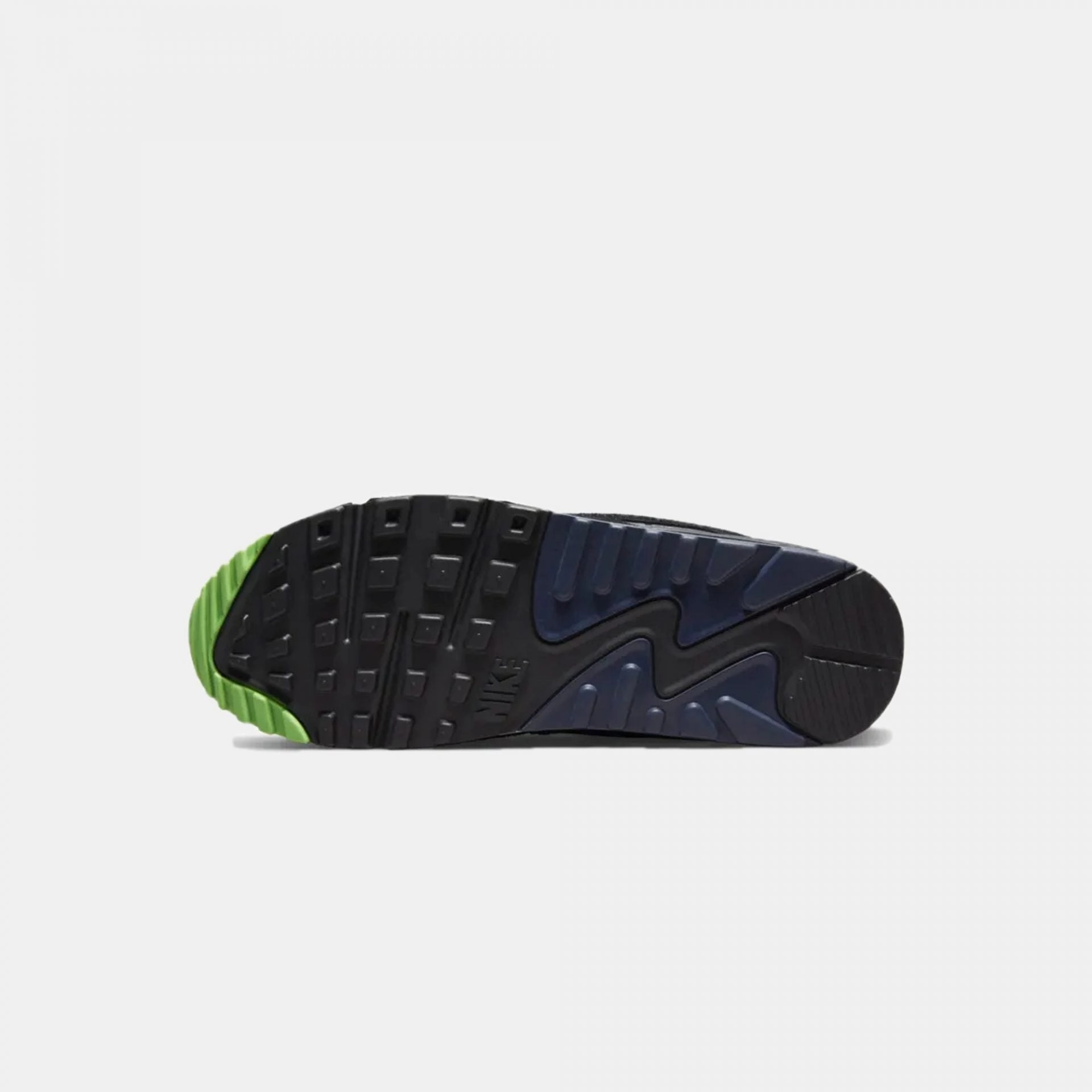 Nike | AIR MAX 90 SE  { BLACK / SCREAM GREEN