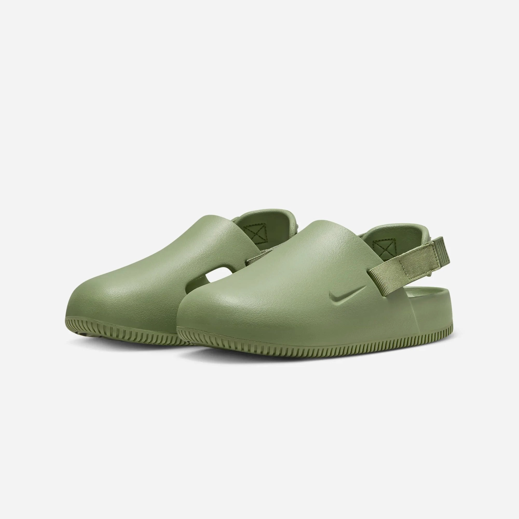 Nike | CALM MULES  { OIL GREEN/OIL GREEN