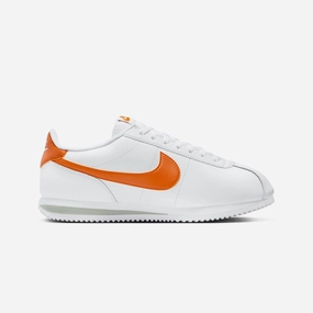 Nike | CORTEZ  { WHITE/CAMPFIRE ORANGE-JADE HORIZON