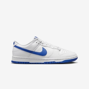 Nike | DUNK LOW RETRO  { WHITE/HYPER ROYAL