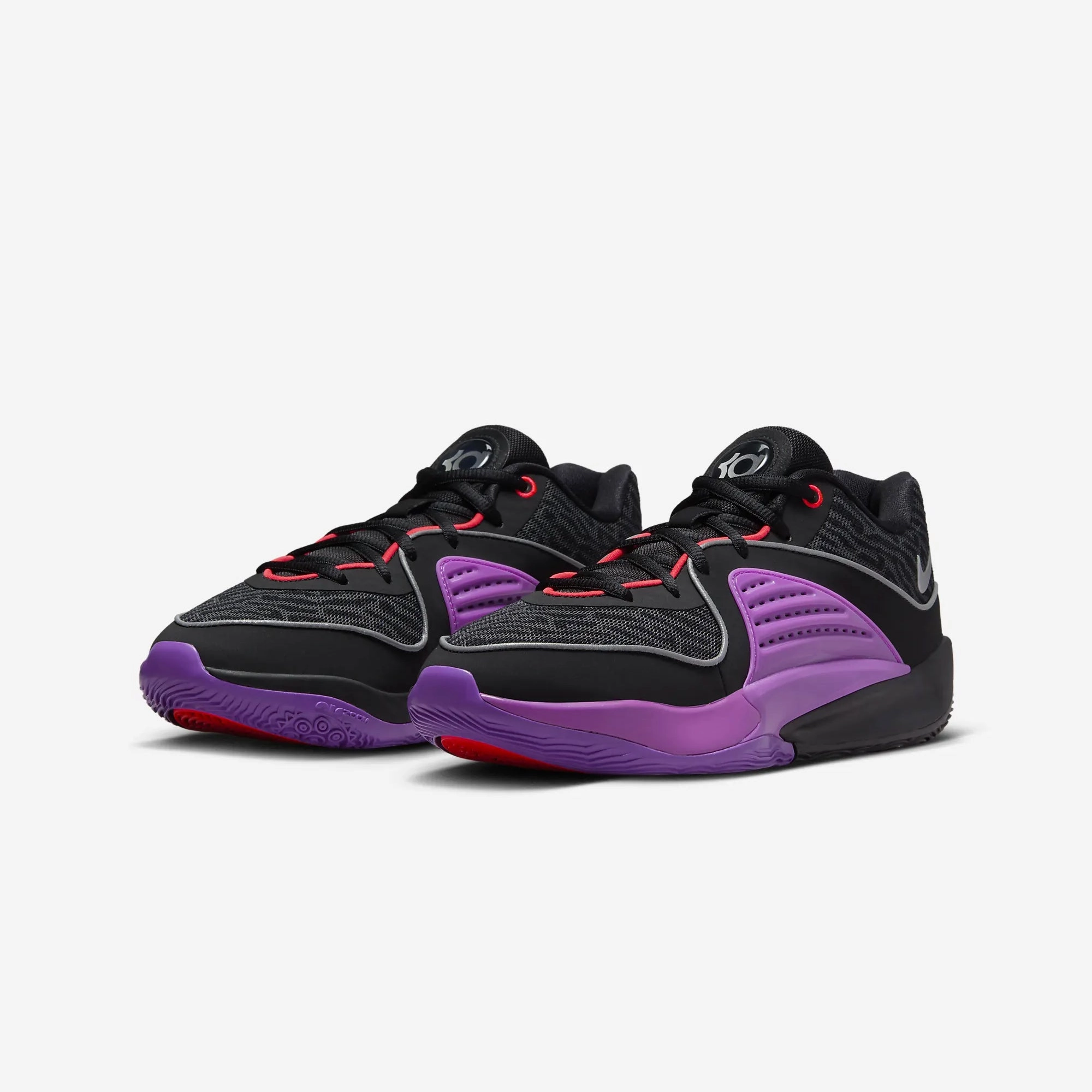 Nike | KEVIN DURANT KD16 EP  { BLACK/METALLIC SILVER-VIVID PURPLE
