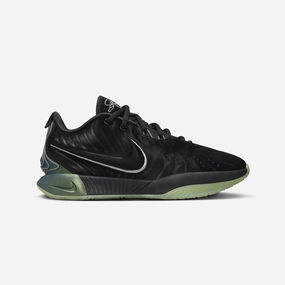 Nike | LEBRON XXI TAHITIAN EP  { BLACK/MTLC PEWTER-IRON GREY-OIL GREEN