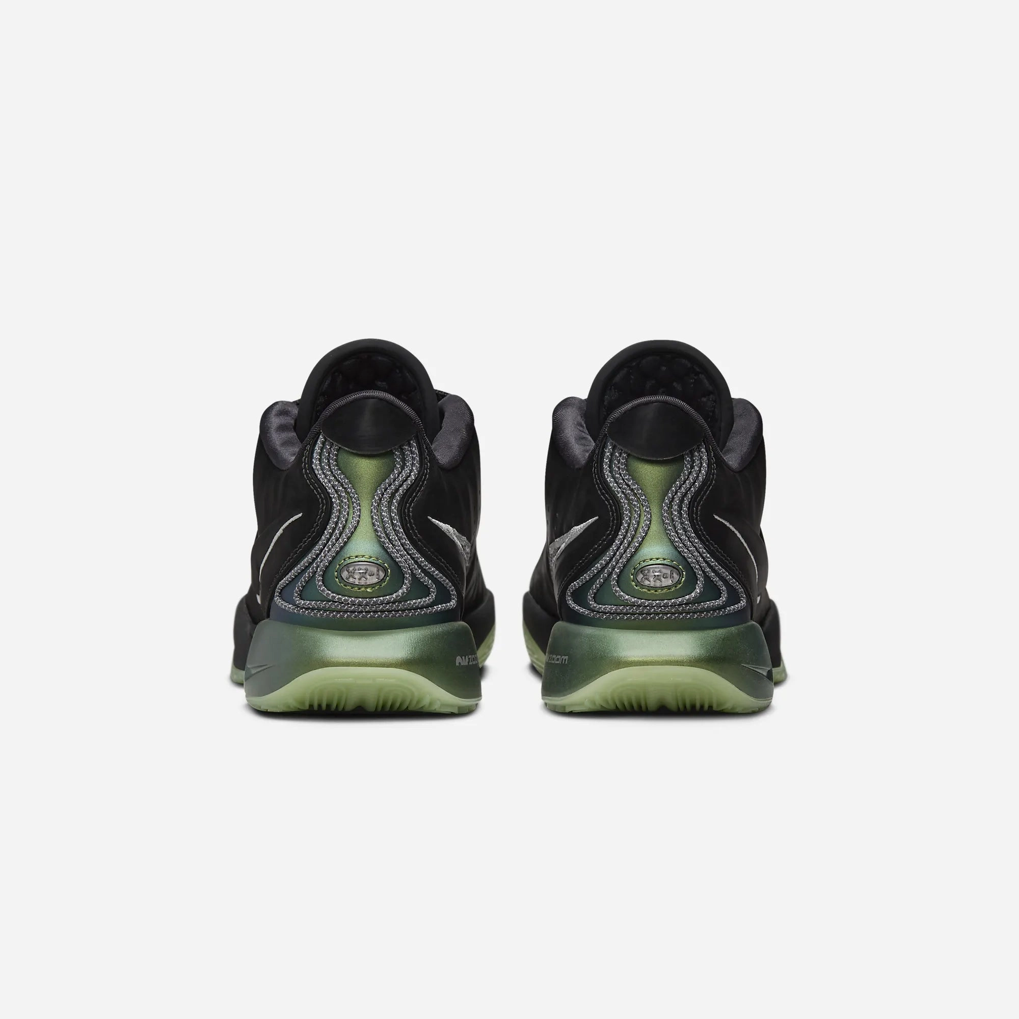 Nike | LEBRON XXI TAHITIAN EP  { BLACK/MTLC PEWTER-IRON GREY-OIL GREEN