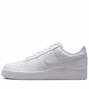 Nike Air Force 1 '07 'Carbon Fiber' - White/White