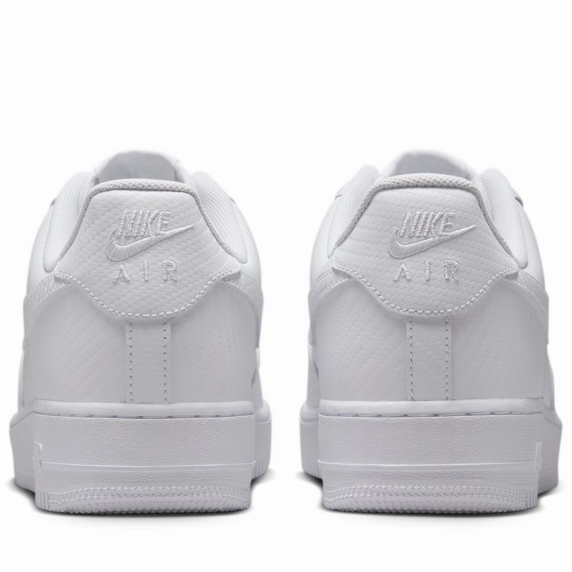 Nike Air Force 1 '07 'Carbon Fiber' - White/White