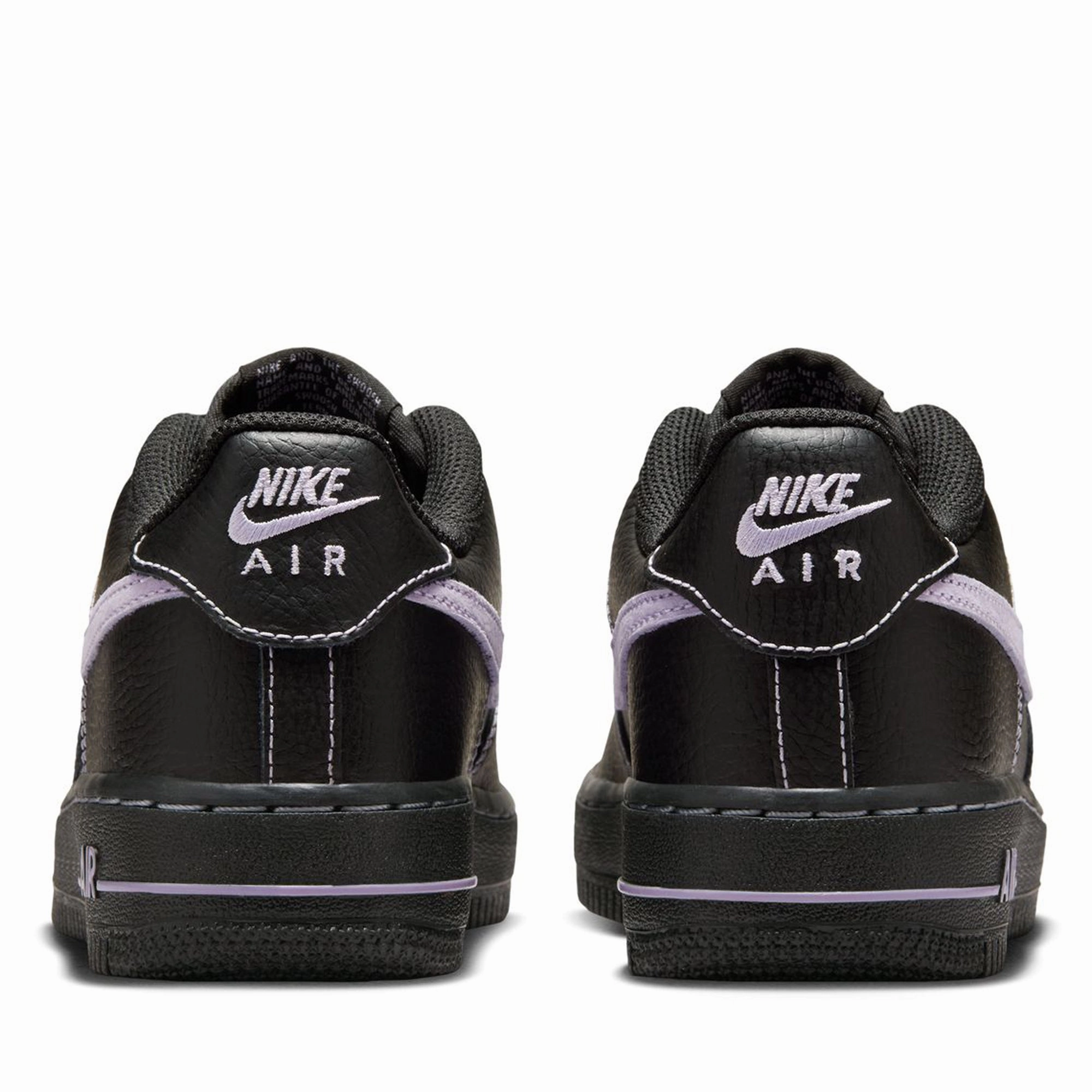 Nike Air Force 1 LV8 (GS) - Black/Hydrangeas