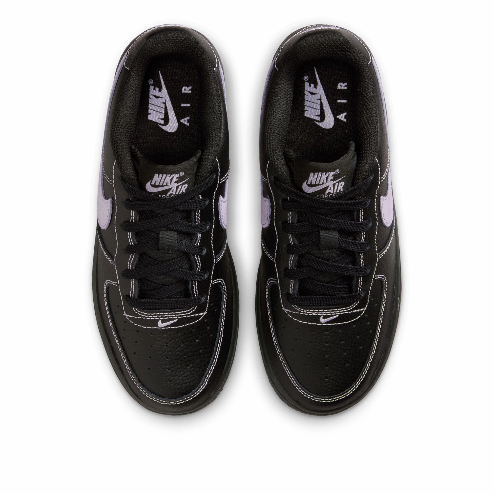 Nike Air Force 1 LV8 (GS) - Black/Hydrangeas