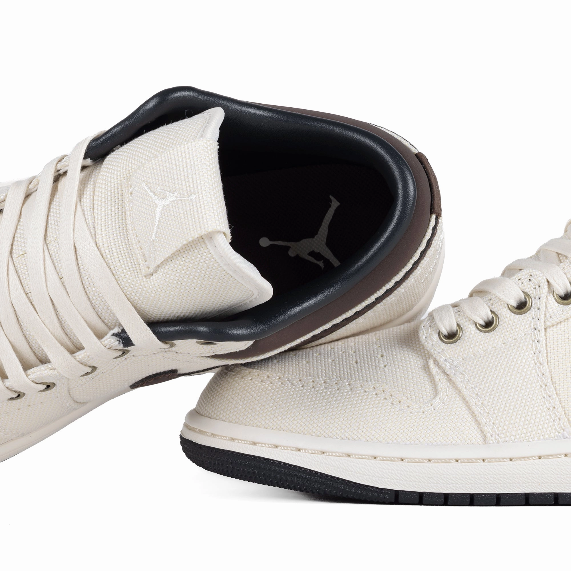 Nike Air Jordan 1 Low PRM Pale Ivory/Baroque Brown/Off Noir IB8058-110