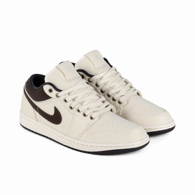Nike Air Jordan 1 Low PRM Pale Ivory/Baroque Brown/Off Noir IB8058-110