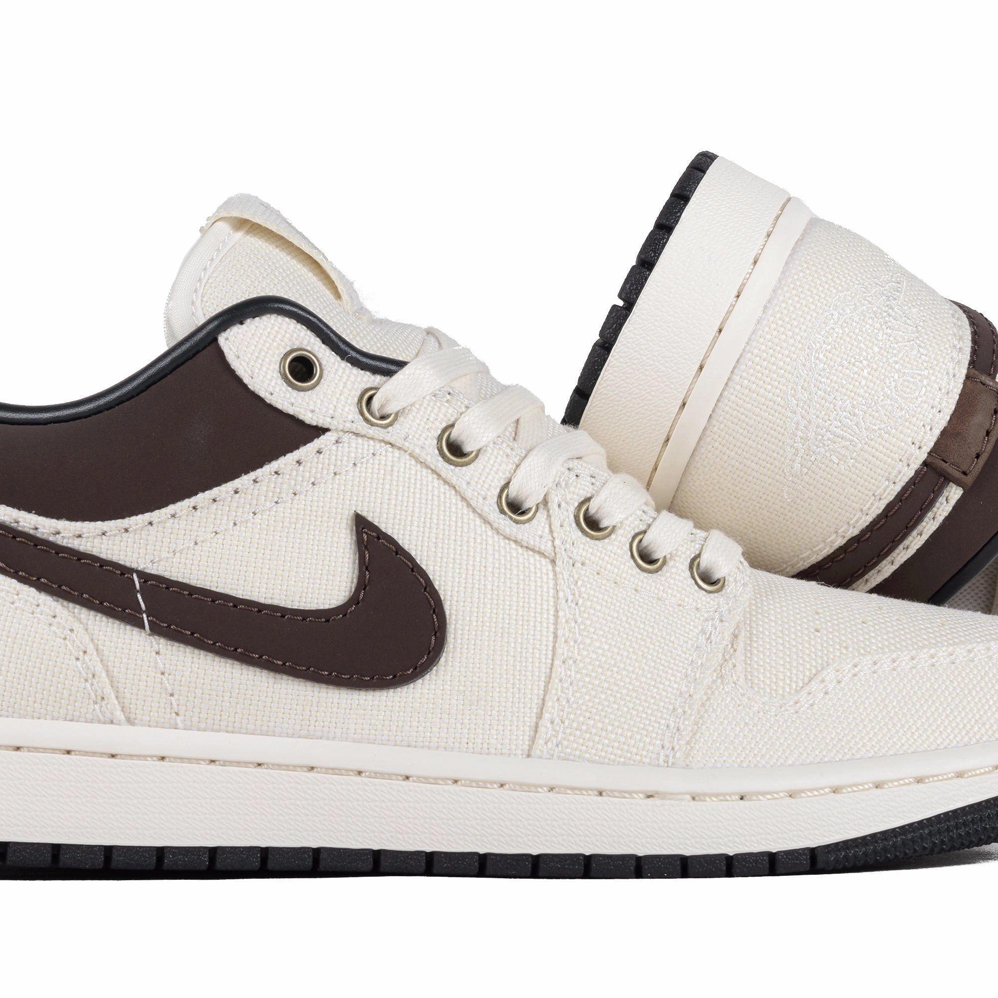 Nike Air Jordan 1 Low PRM Pale Ivory/Baroque Brown/Off Noir IB8058-110
