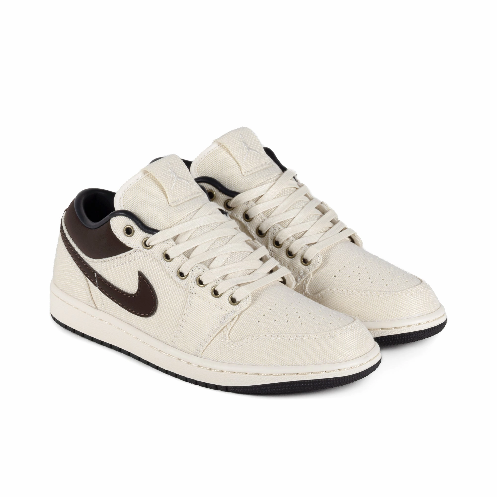 Nike Air Jordan 1 Low PRM Pale Ivory/Baroque Brown/Off Noir IB8058-110
