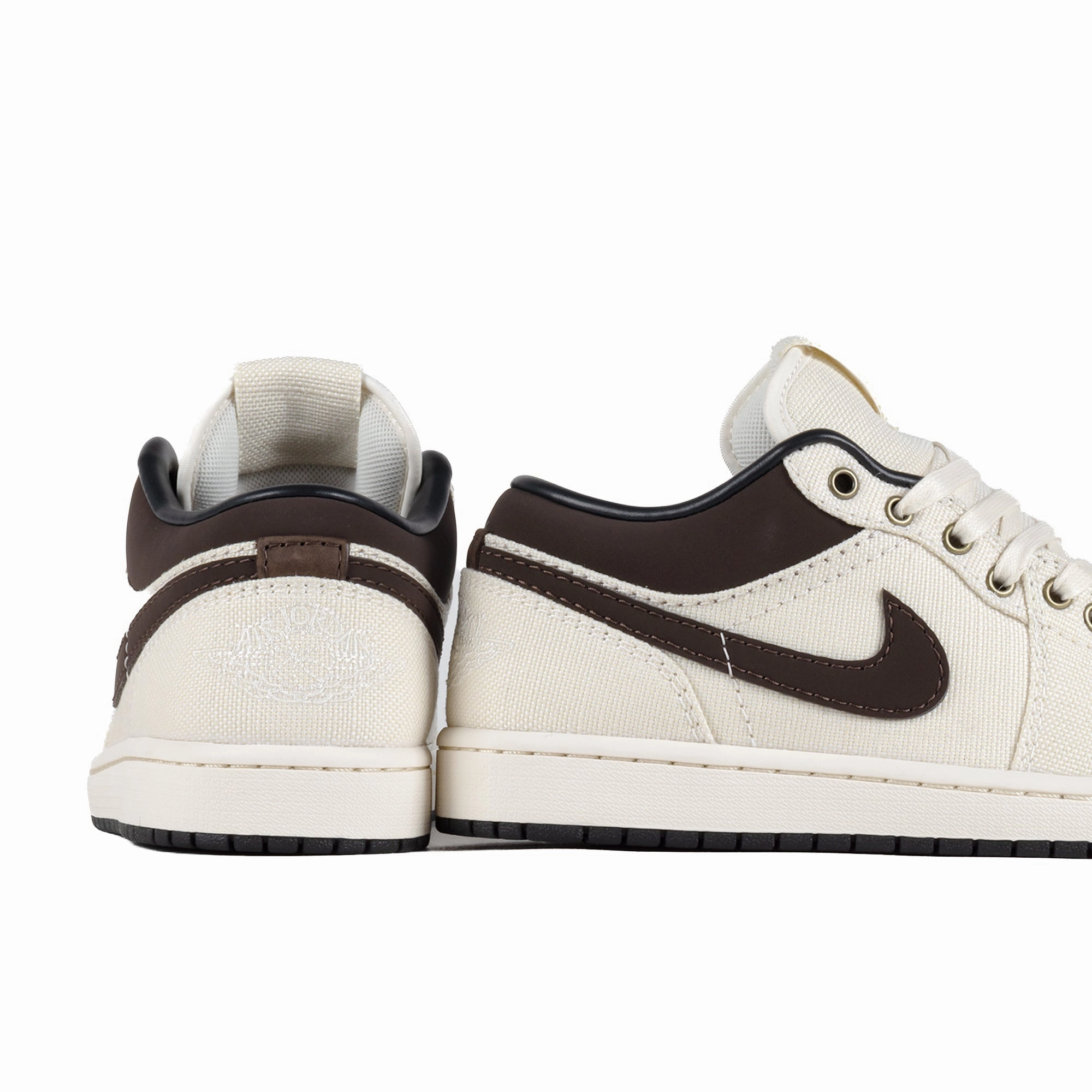 Nike Air Jordan 1 Low PRM Pale Ivory/Baroque Brown/Off Noir IB8058-110