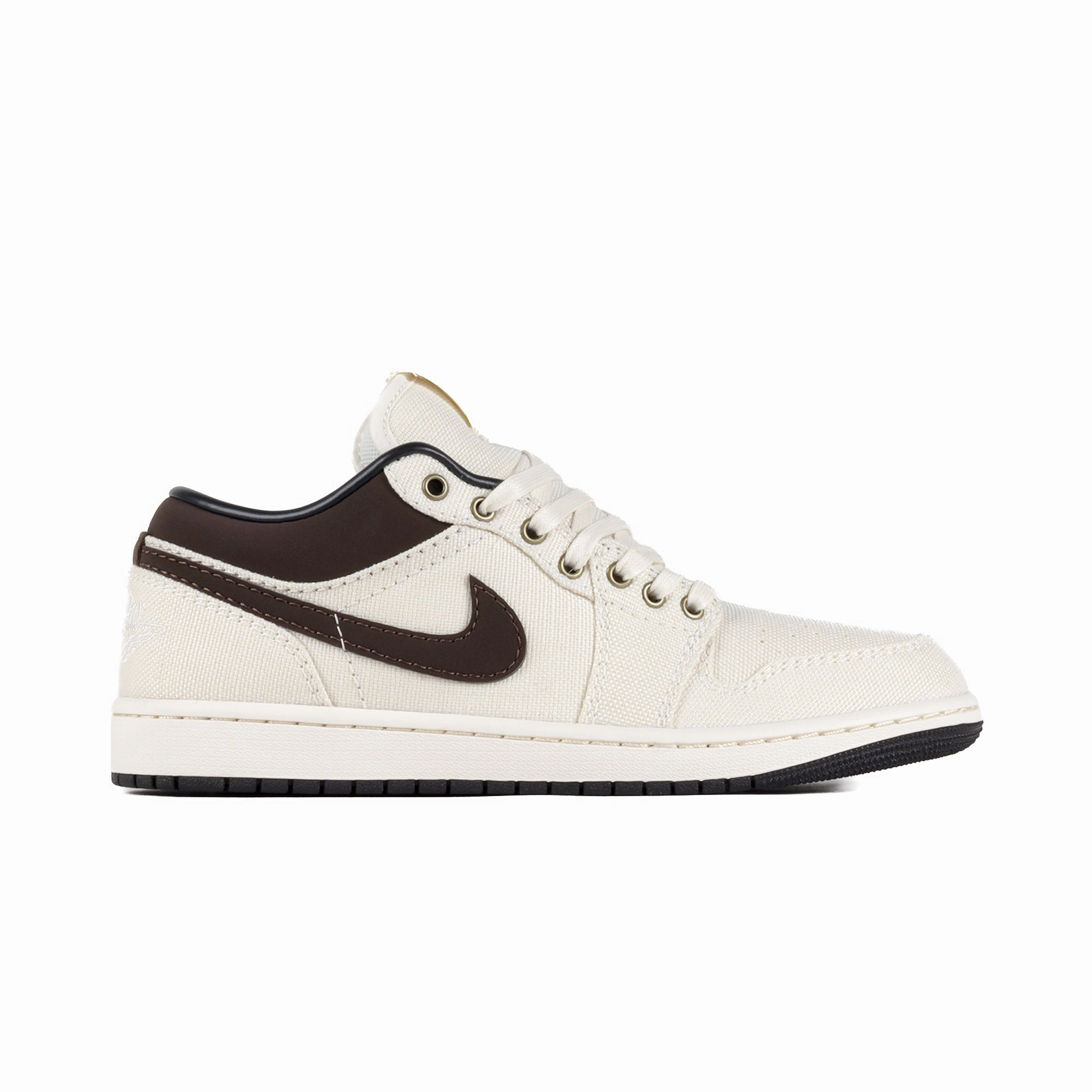Nike Air Jordan 1 Low PRM Pale Ivory/Baroque Brown/Off Noir IB8058-110