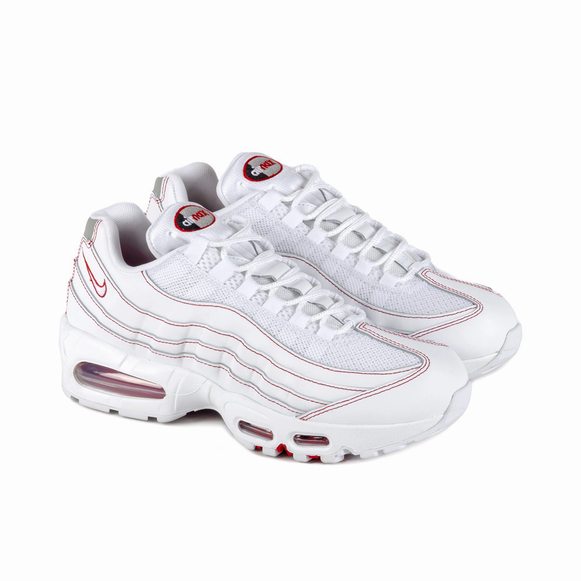 Nike Air Max 95 OG White/White/University Red/Wolf Grey IB7936-100