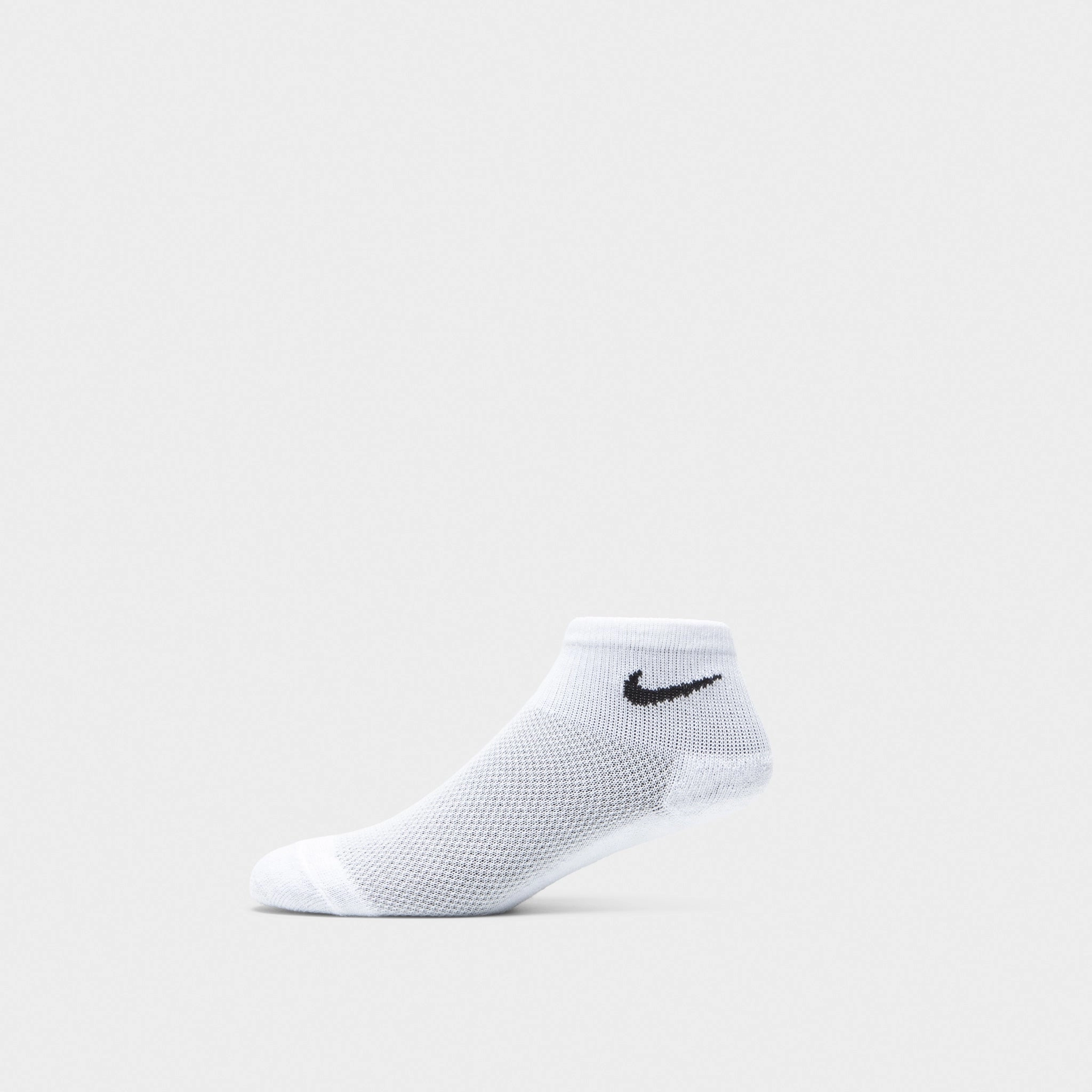 Nike Children's Mesh & Cushioned Ankle Socks (6 Pack) / White