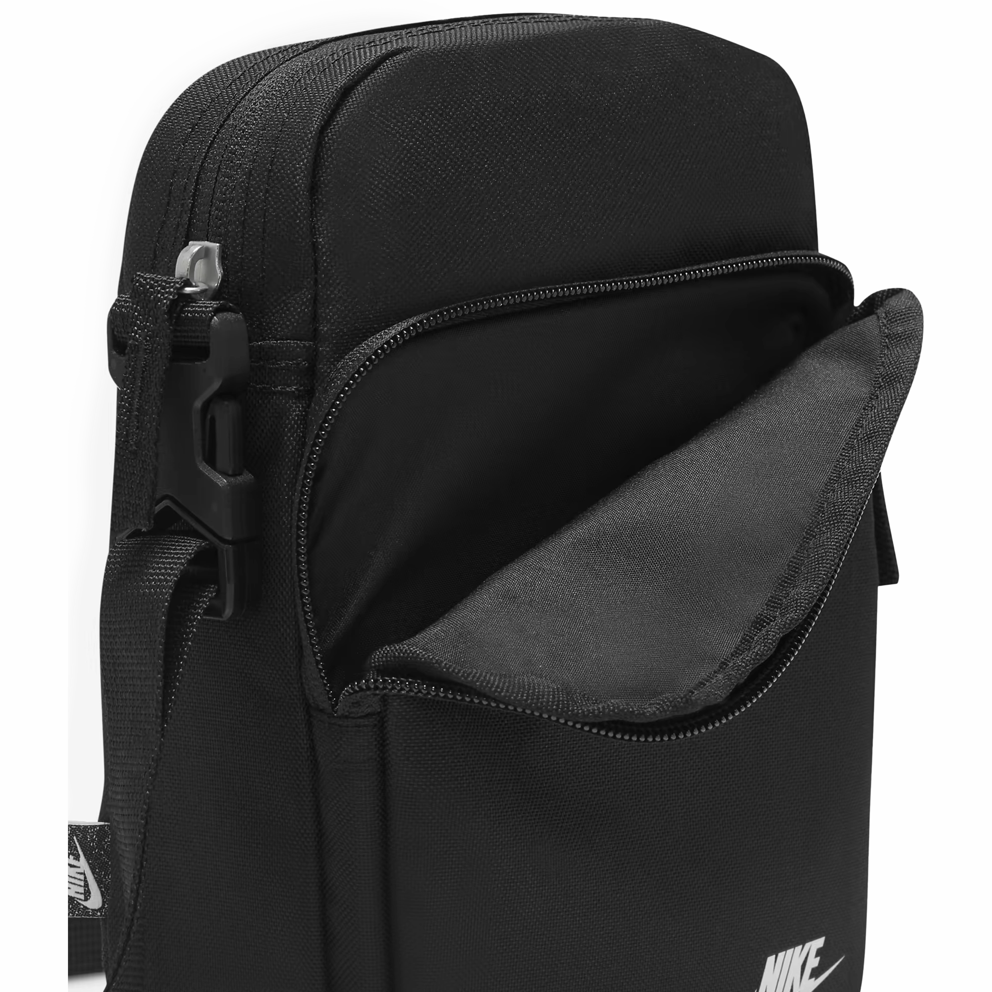 Nike Heritage Crossbody Bag (4L) Black/Black/White DB0456-010