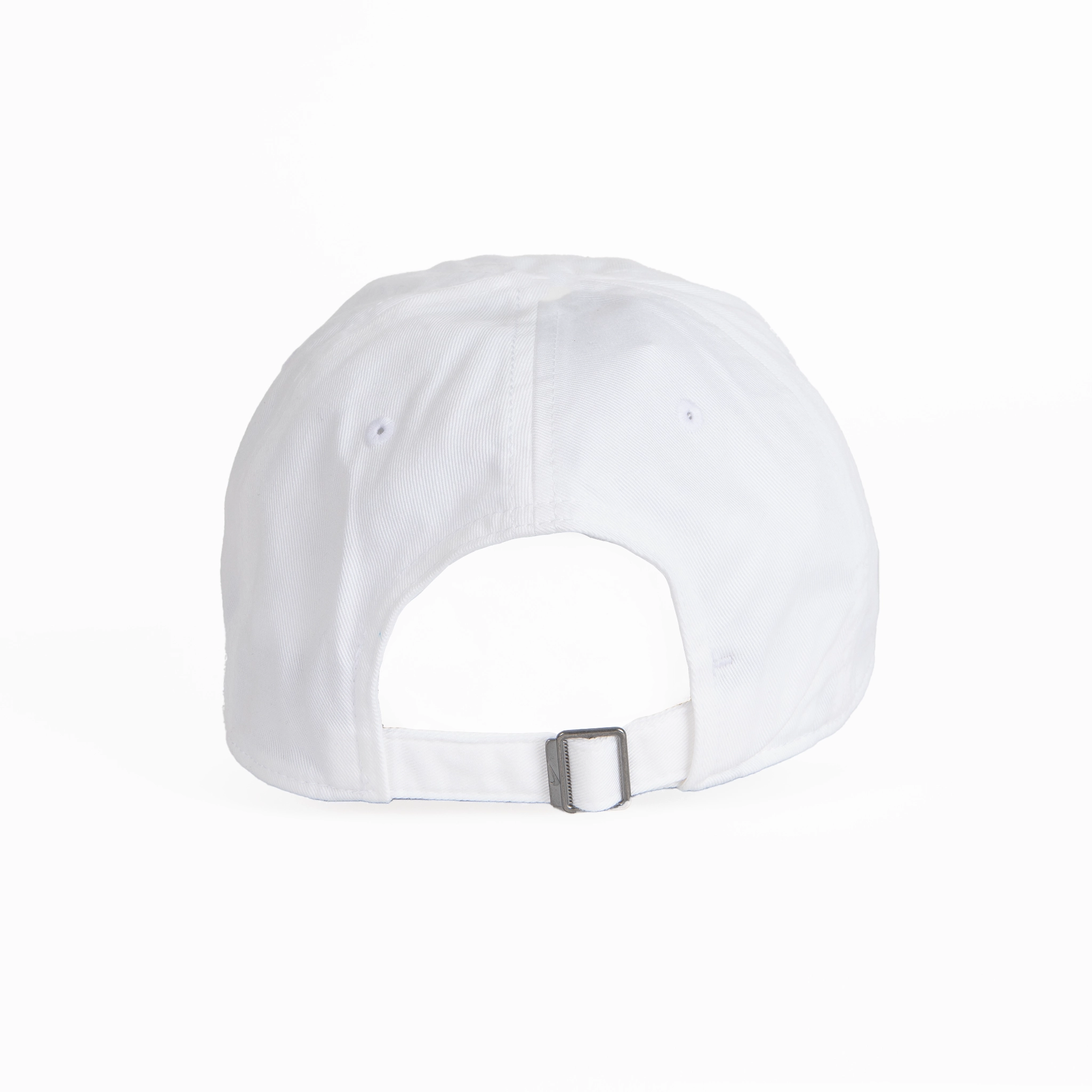 Nike Men's White Cap with Orange S