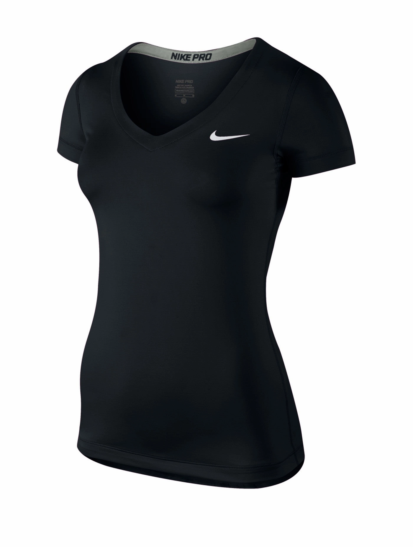 Nike Pro SS V-Neck (W) -