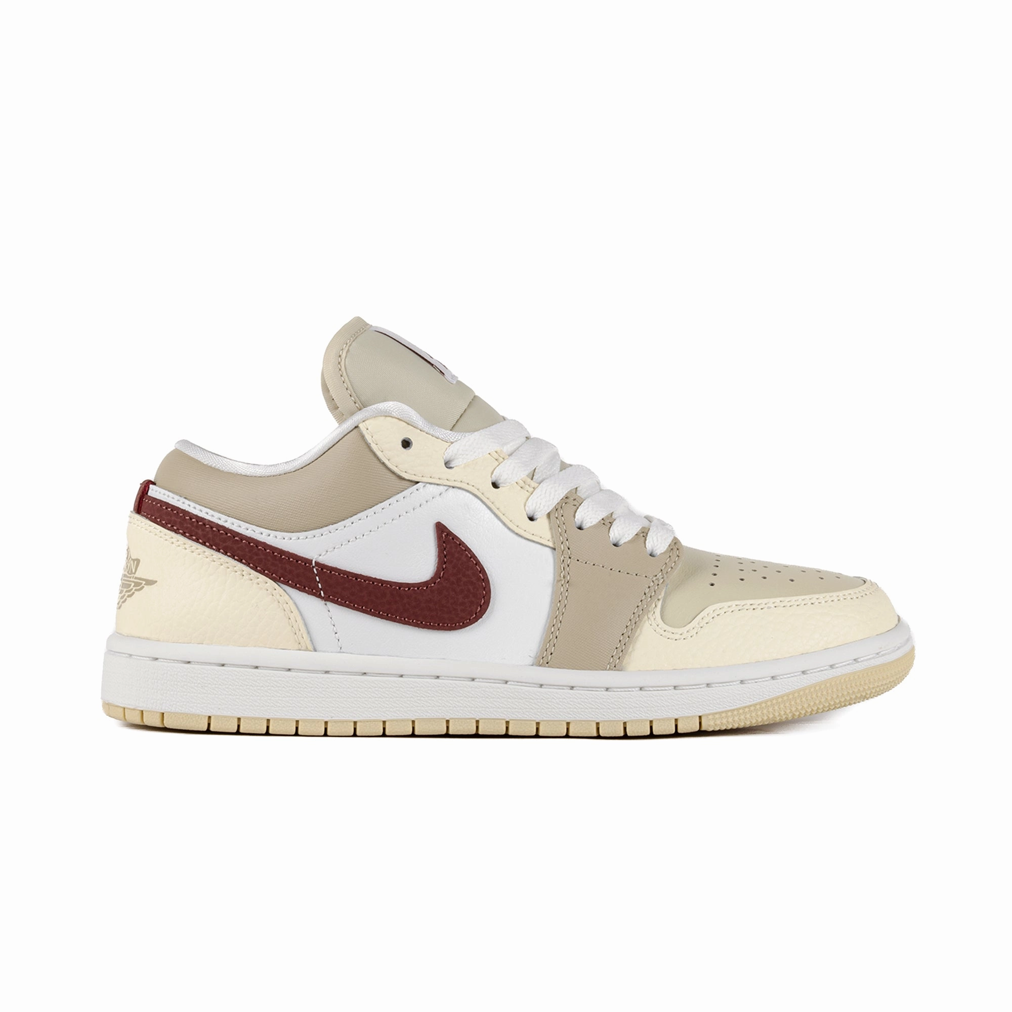 Nike Women's Air Jordan 1 Low Summit White/Red Sepia/Desert Khaki HV6530-100