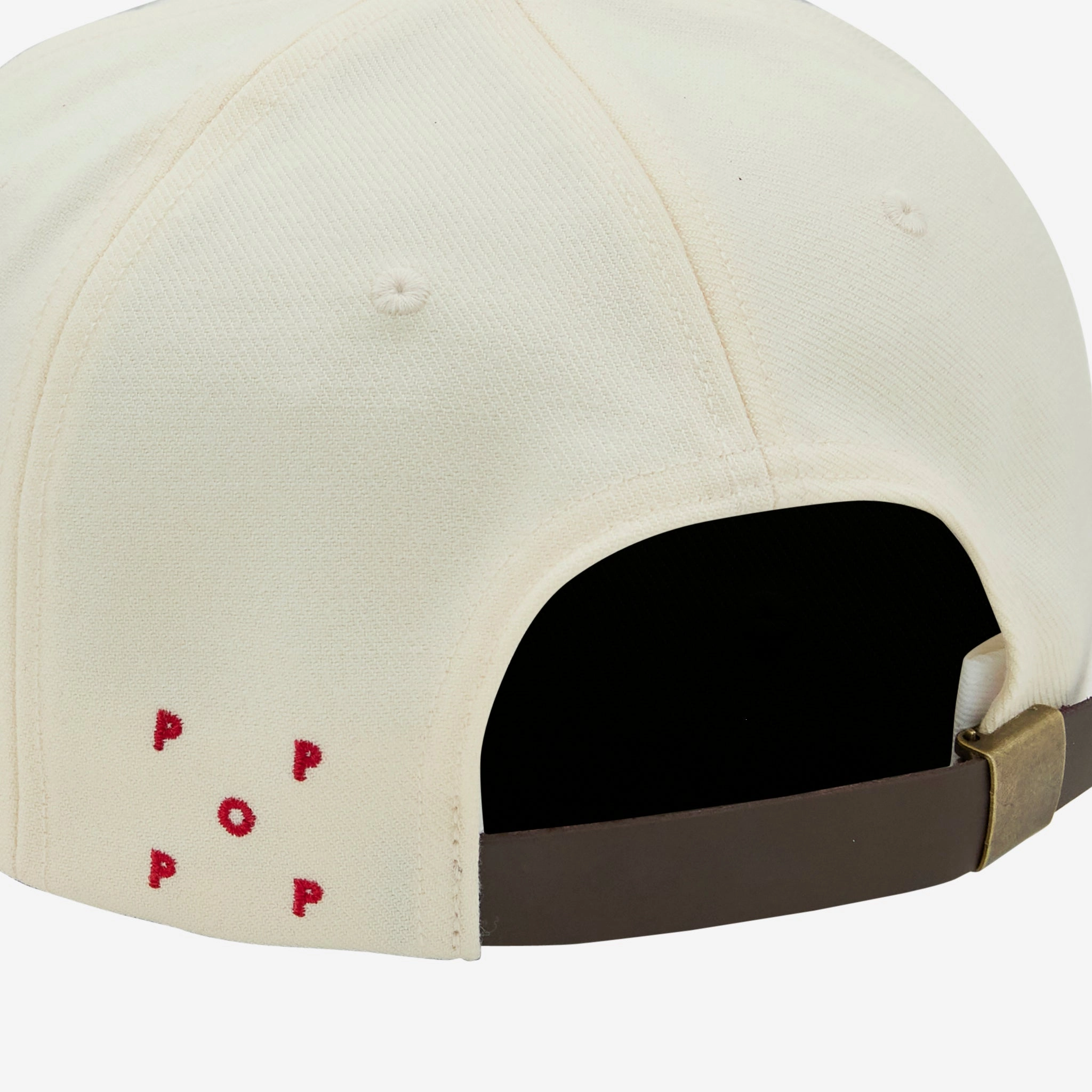 O Sixpanel Hat White | Haute Red