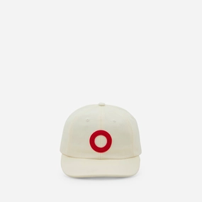 O Sixpanel Hat White | Haute Red
