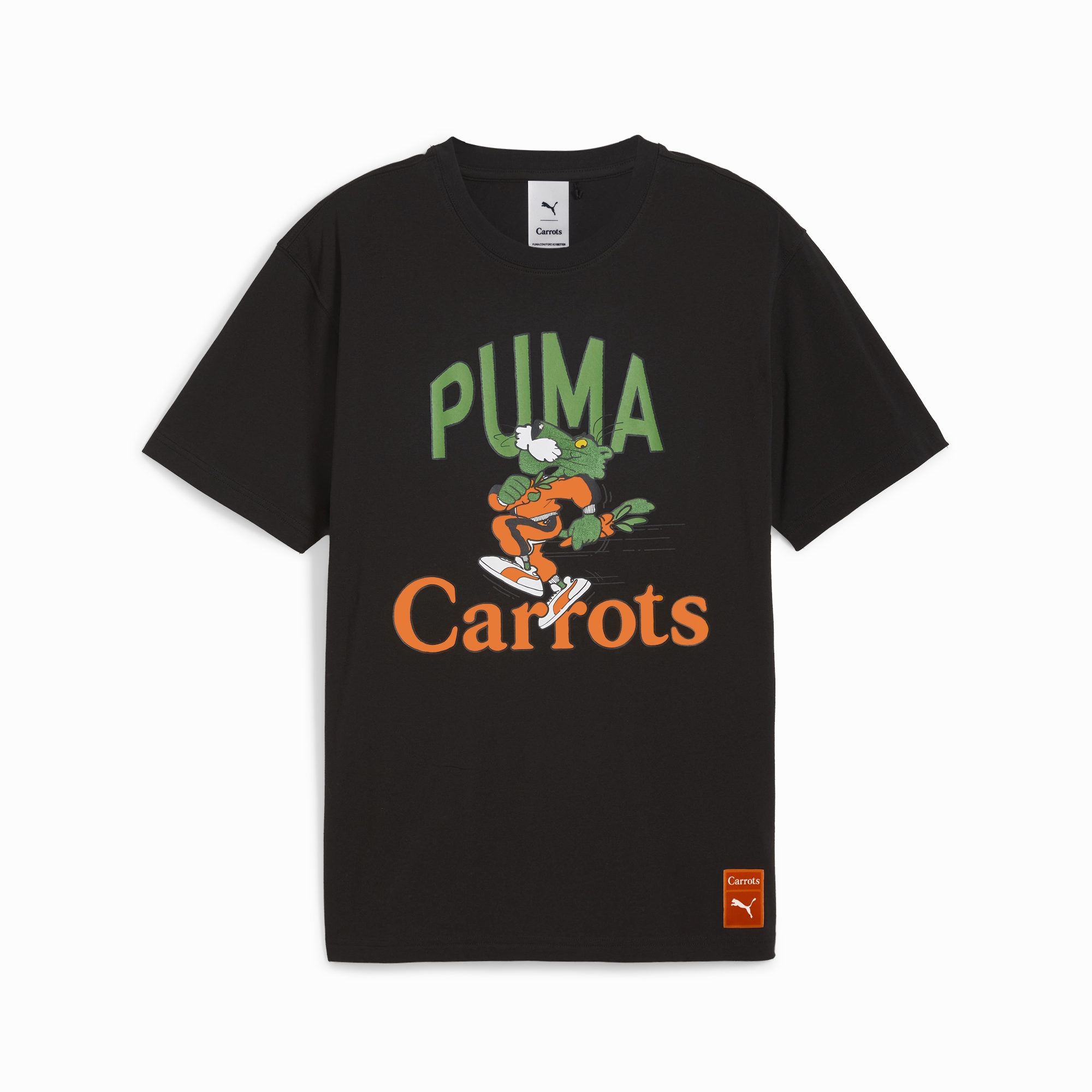 PUMA | x CARROTS RELAXED FIT GRAPHIC TEE { BLACK