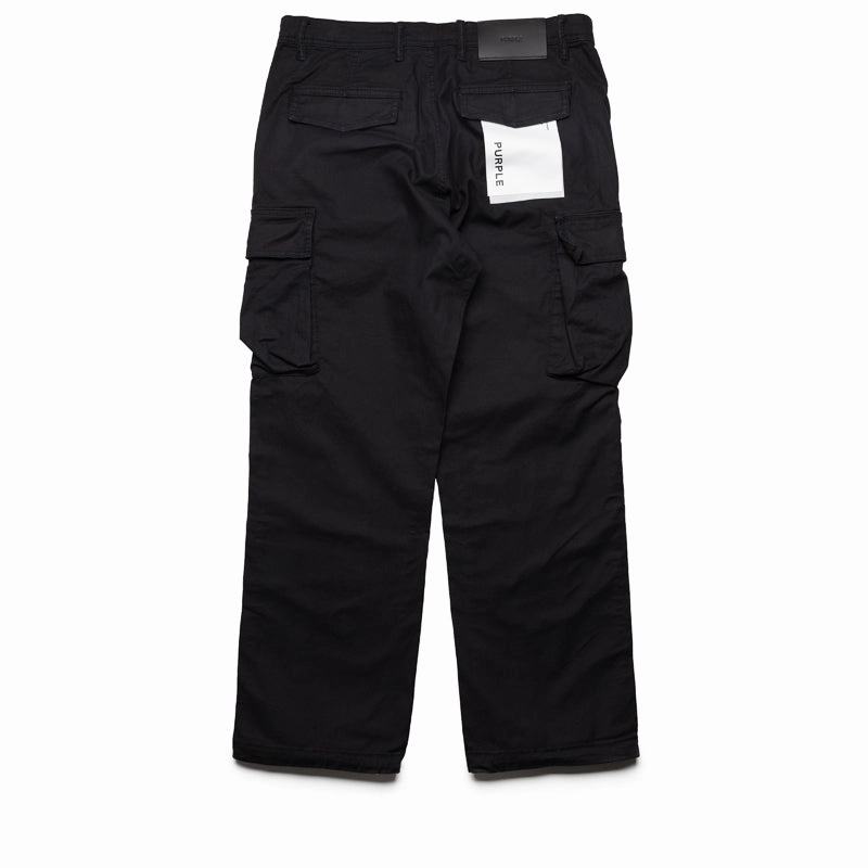 Purple Brand Cotton Cargo Pant - Black