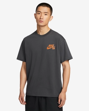 SB Logo Skate T-Shirt Dark Smoke Grey