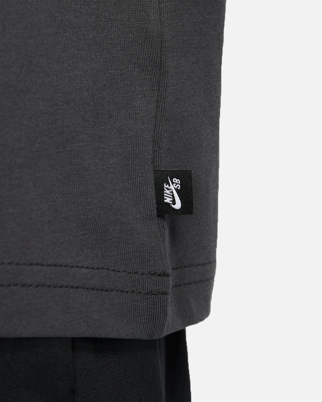SB Logo Skate T-Shirt Dark Smoke Grey