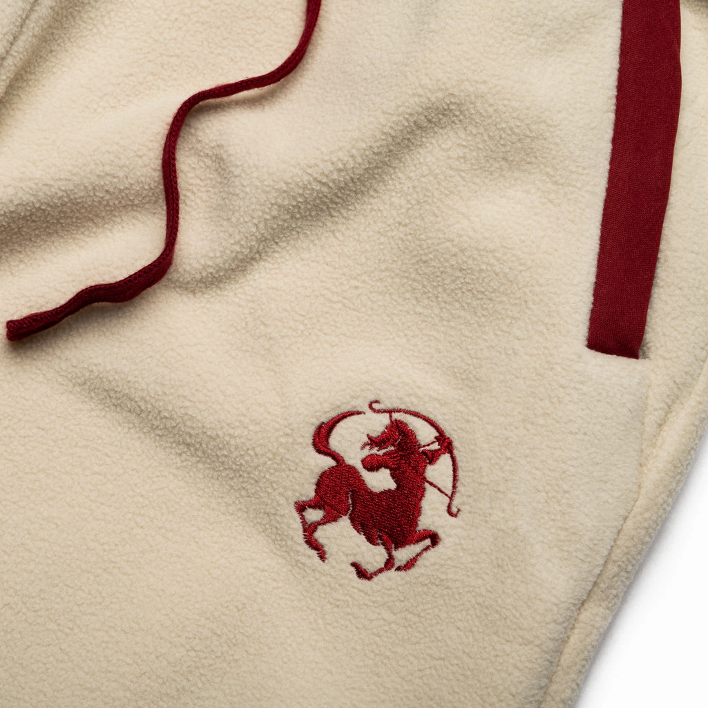 Sinclair Presidential Polar Fleece Sweatpants - Cream