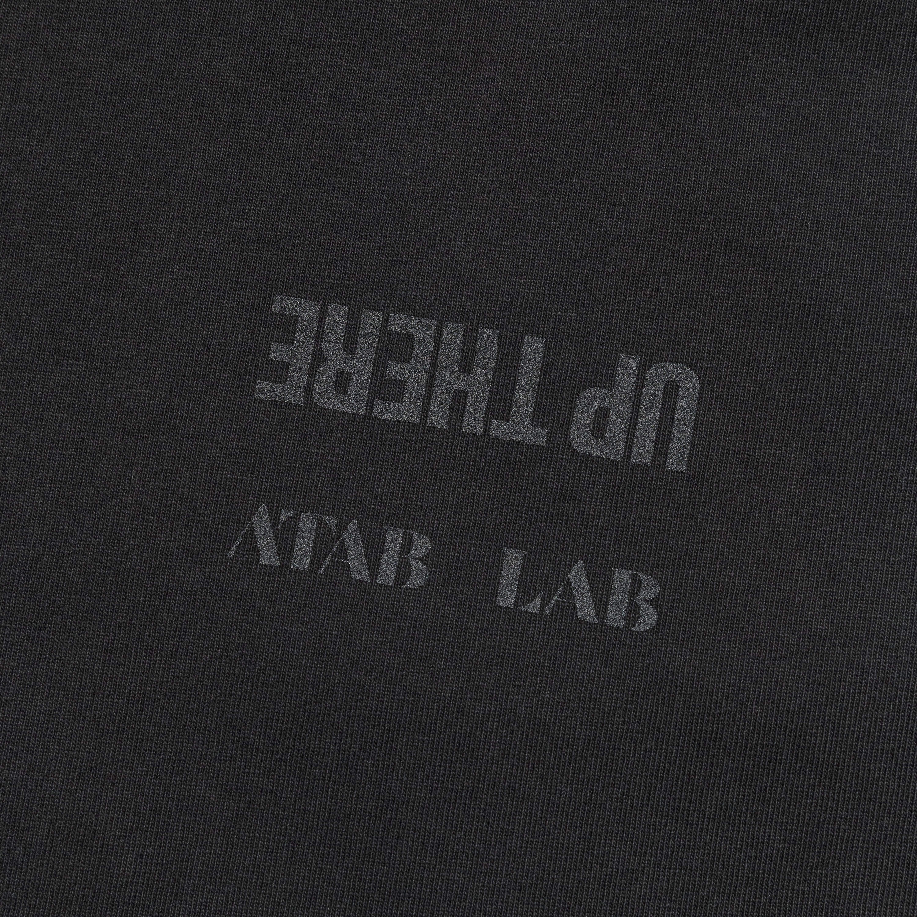 UP THERE X ATAB Lab 'Chess Board' Tee - Faded Coal/Reflective
