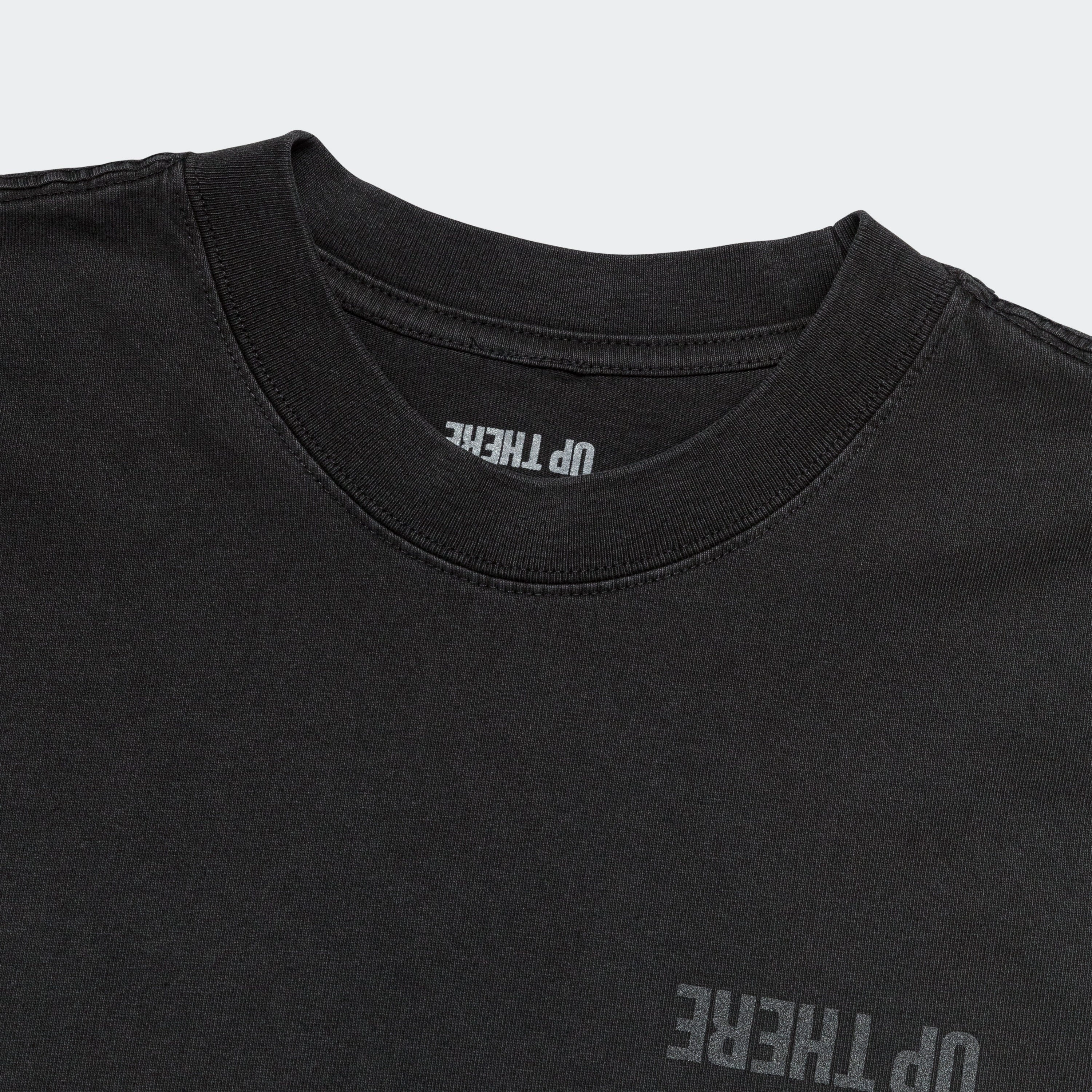 UP THERE X ATAB Lab 'Chess Board' Tee - Faded Coal/Reflective