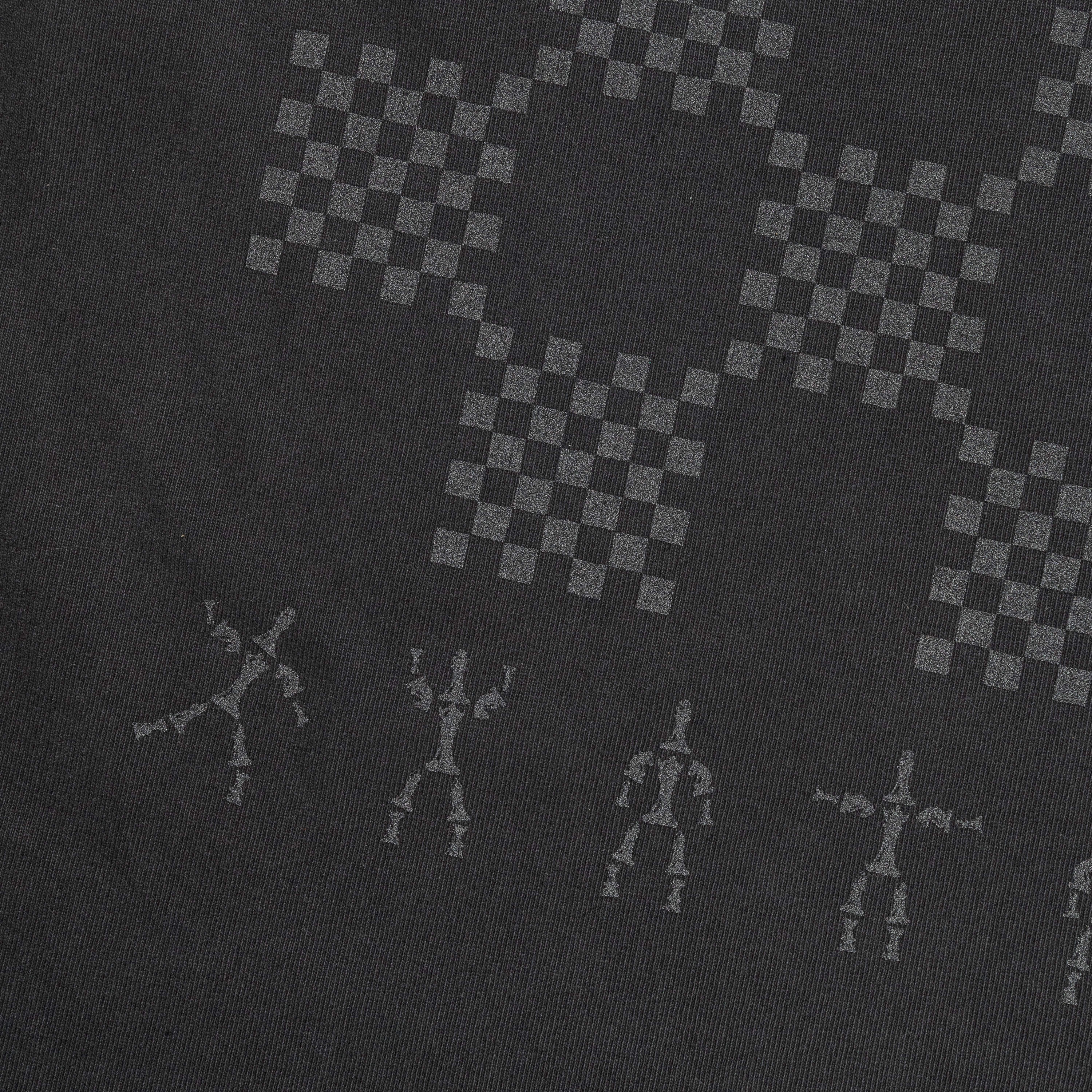 UP THERE X ATAB Lab 'Chess Board' Tee - Faded Coal/Reflective