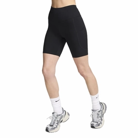 Womens Nike Dri-Fit One High-Waisted 8-Inch Biker Shorts With Pockets