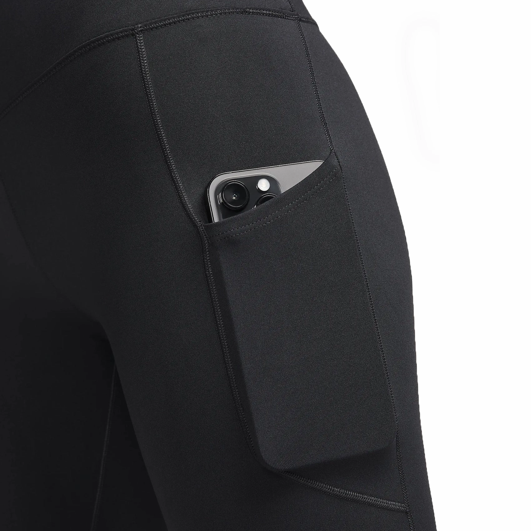 Womens Nike Dri-Fit One High-Waisted 8-Inch Biker Shorts With Pockets