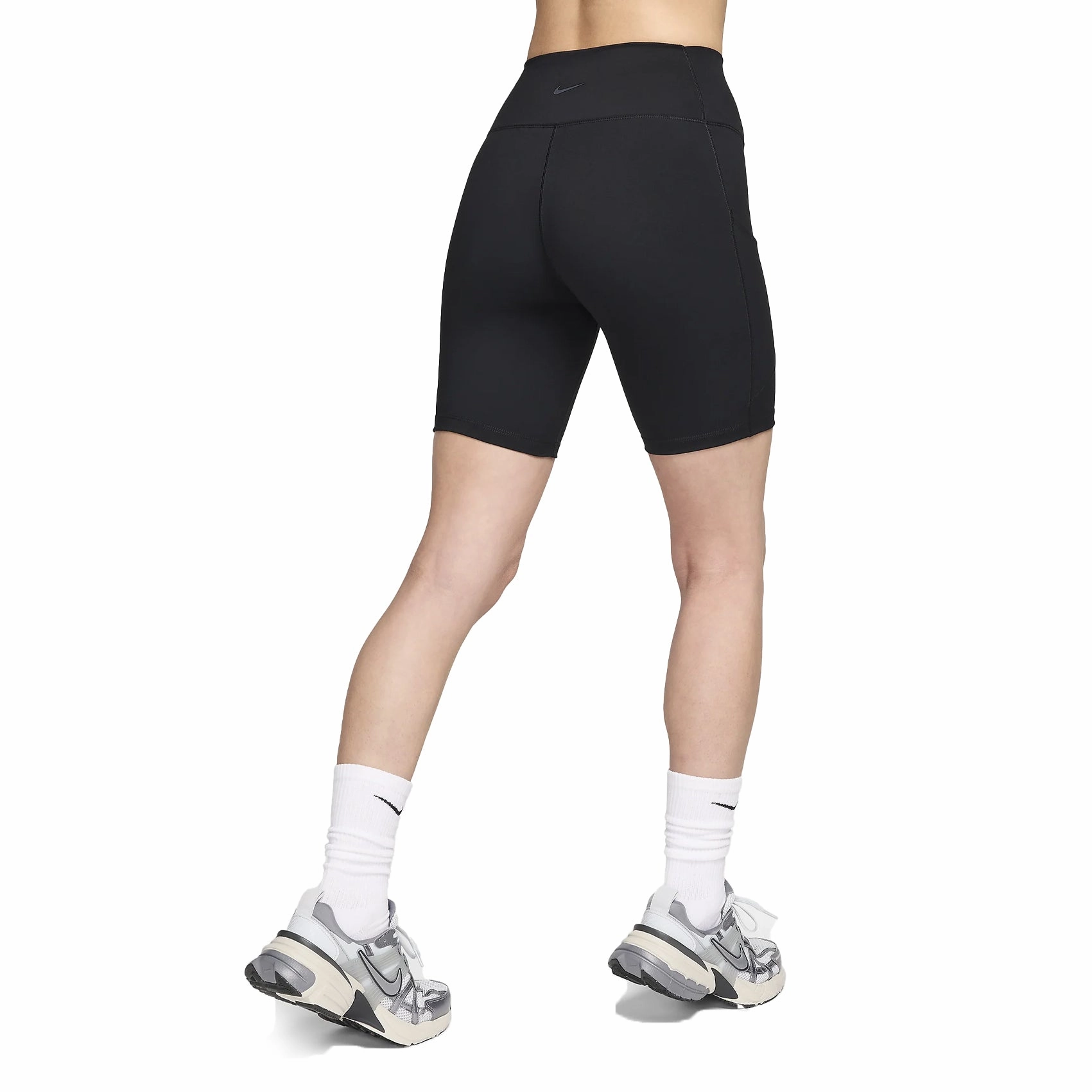 Womens Nike Dri-Fit One High-Waisted 8-Inch Biker Shorts With Pockets