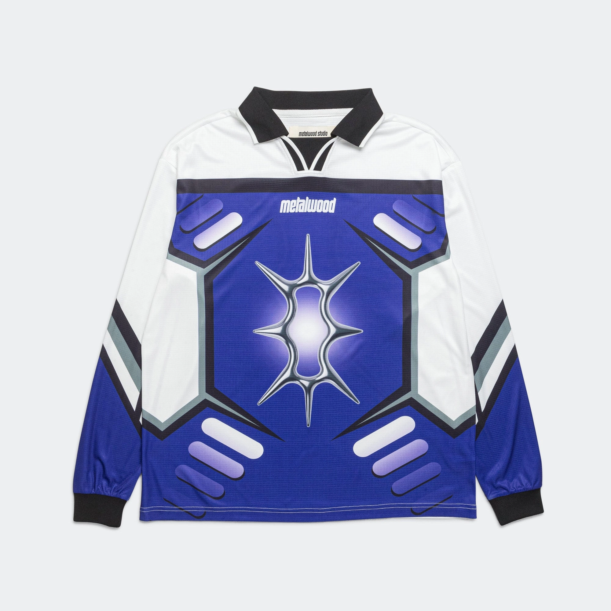 X-Games LS Jersey - White/Blue-Purple